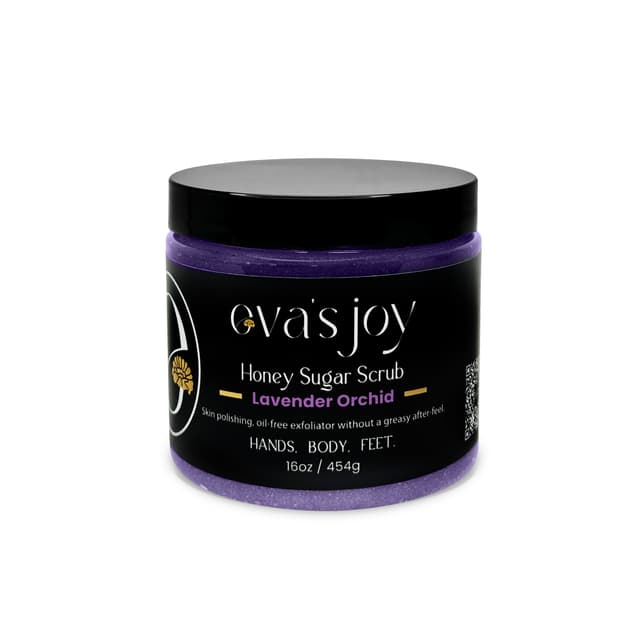 Honey Sugar Scrub - Lavender Orchid 16 oz