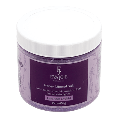 EVA JOIE Honey Mineral Salt - Lavender Orchid 16 oz