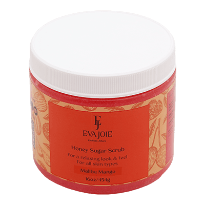 EVA JOIE Honey Sugar Scrub - Malibu Mango 16 oz